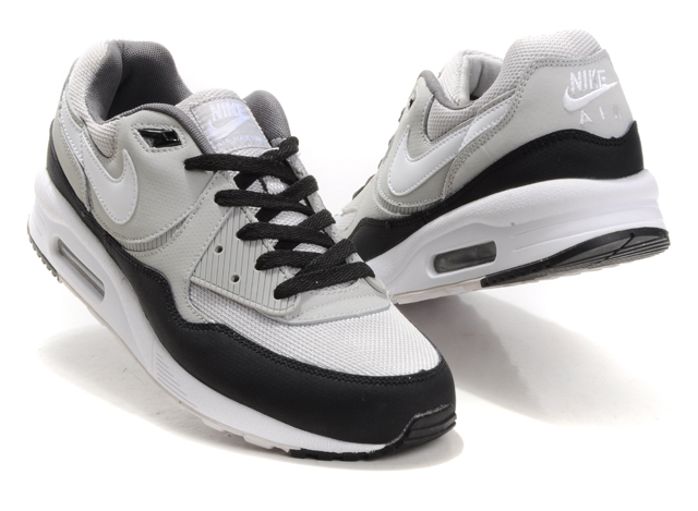 New Men'S Nike Air Max Black/White/Gary